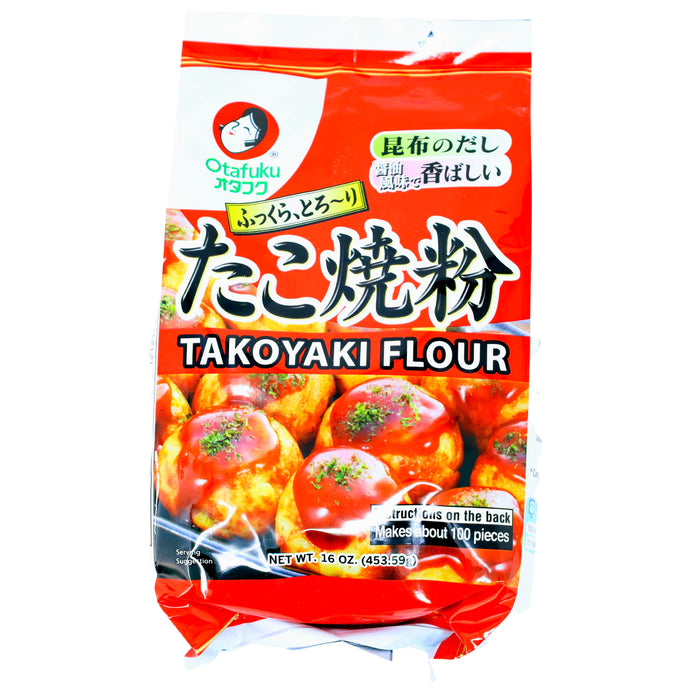 Expiring on 8/18/2022 Otafuku Takoyaki Flour Mix 16oz/453g - GOHAN Market