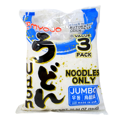 MYOJO AUTHENTIC JAPANESE UDON 3 pack (Noodles Only) 20.94oz/594g - GOHAN Market