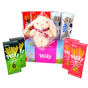 GRICO POCKY SPRING EASTER BOX 2023 CREAM COVERED BISCUIT STICKS 9 ASSORTED BOX 12.7OZ/360G EXPIRING ON 06/08/2023