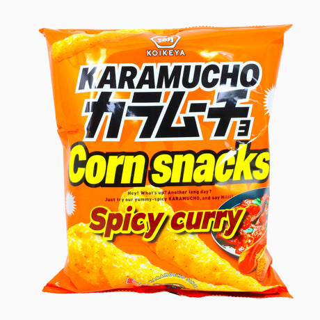 DIS KOIKEYA KARAMUCHO CORN SNACKS SPICY CURRY 2.3OZ/65G