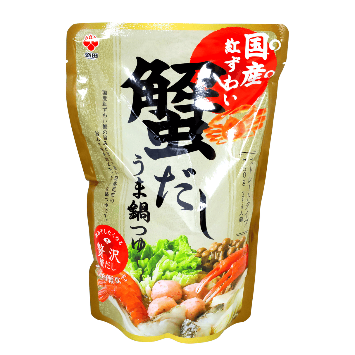 MORITA KANI DASHI UMA NABE TSUYU NABE SOUP JAPANESE HOT POT 1.6LB/750G