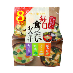 HIKARI MISO MAINICHI TABETAI OMISO SHIRU MISO SOUP 8SVGS 2.3OZ/65G EXPIRING ON 10/09/2023