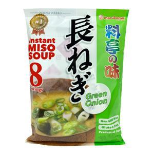 Marukome Instant Miso Soup No Msg Added Naga Negi 8p 5.4oz/152g