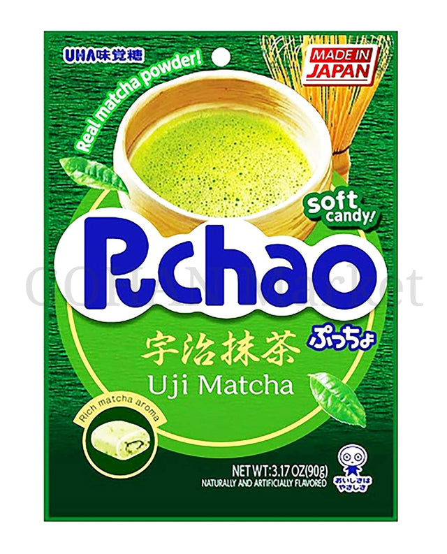 UHA MIKAKUTO PUCHAO UJI MATCHA SOFT CANDY 3.17OZ/90G