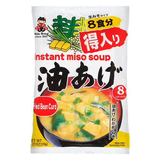 Shinsyu-Ichi Miko Brand Instant Miso Soup Aburaage 6.21oz 8servings