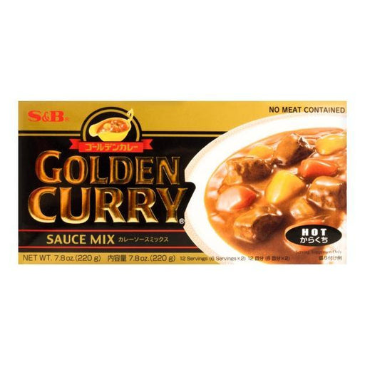 SB Golden Curry Japanese Curry Mix HOT 6 Servings x 2 7.8oz/220g
