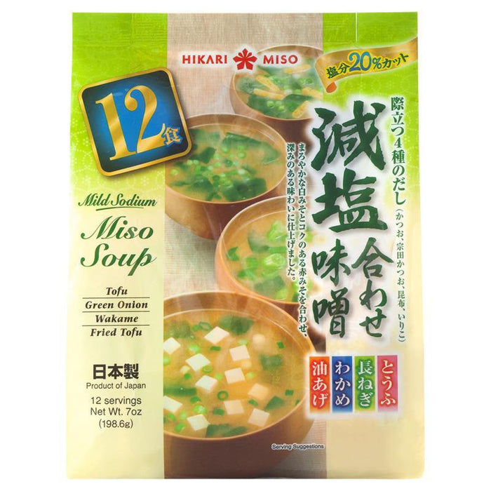 HIKARI MISO Miso Soup MILD Sodium 12 Servings 7oz/196.6g