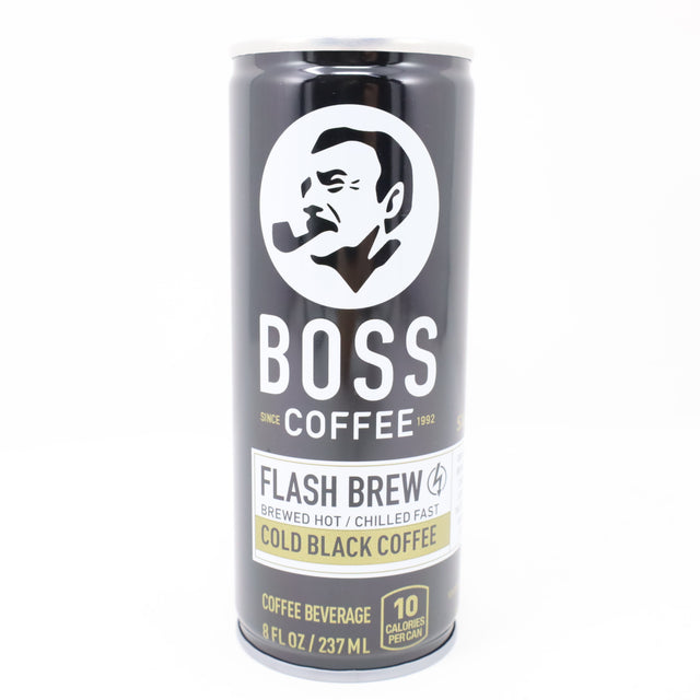 BOSS COLD BLACK COFFEE CAN 8FLOZ/237ML