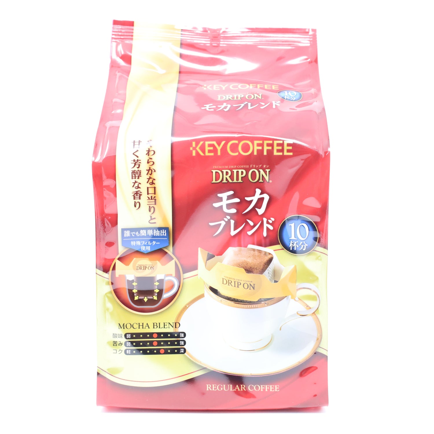 Key Drop Coffee Tea KEY COFFEE DRIP ON MOCHA BLEND 10P 2.82OZ/80G – GOHAN Market