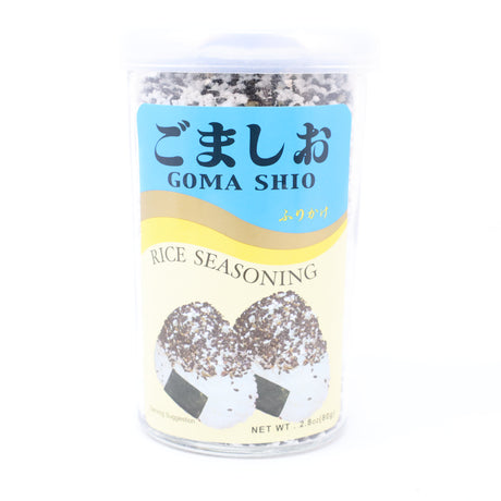 AJISHIMA GOMA SHIO FURIKAKE RICE SEASONING BLACK SESAME AND SALT 2.8OZ/80G