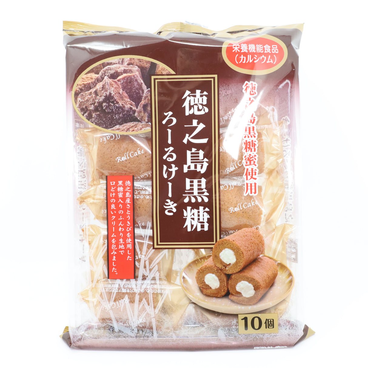 YAMAUCHI TOKUNOSHIMA KOKUTO ROLLED CAKE WHEAT CAKE 5.6OZ/160G