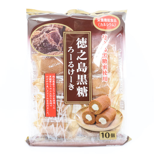 Yamauchi Tokunoshima Kokuto Rolled Cake  Wheat Cake 5.6oz/160g - GOHAN Market