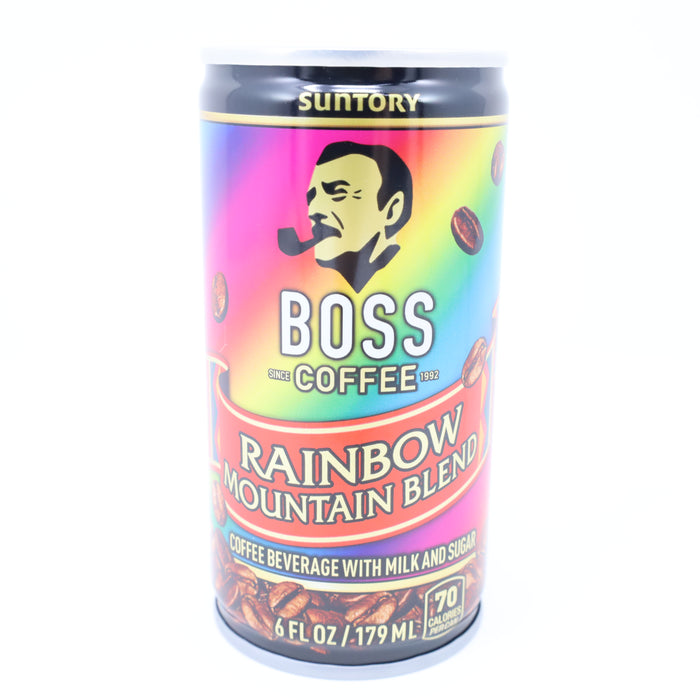 Boss Rainbow Mountain Blend Coffee With Milk And Sugar Can 6floz/179ml - GOHAN Market
