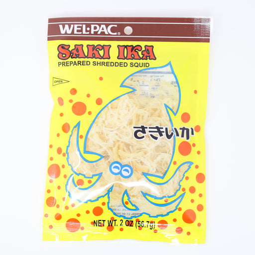 WEL-PAC Saki Ika Prepared Shredded Squid 2 oz/56.7g