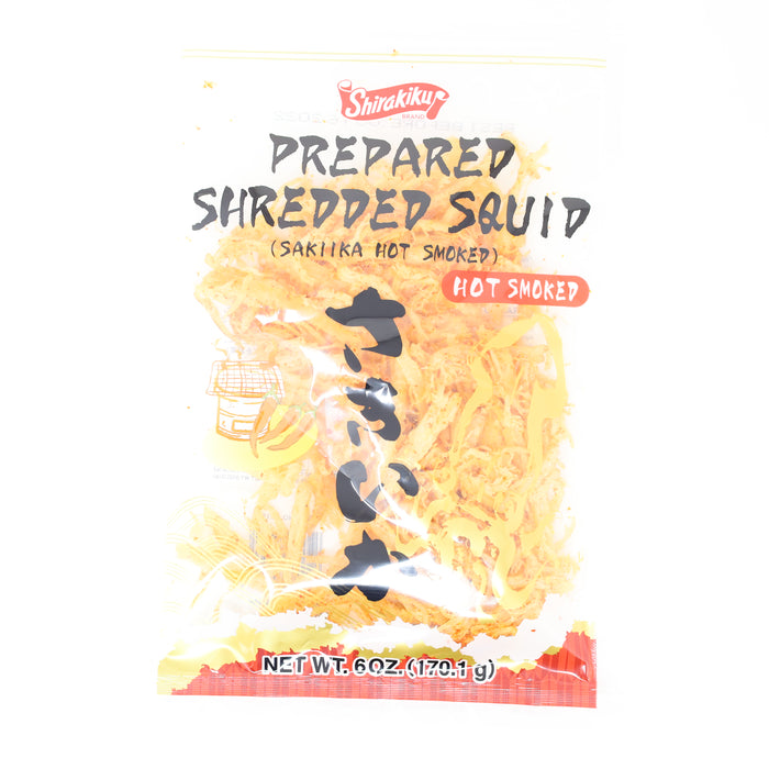 Shirakiku Sakiika Prepared Shredded Squid Hot Smoked 6oz/170.1g