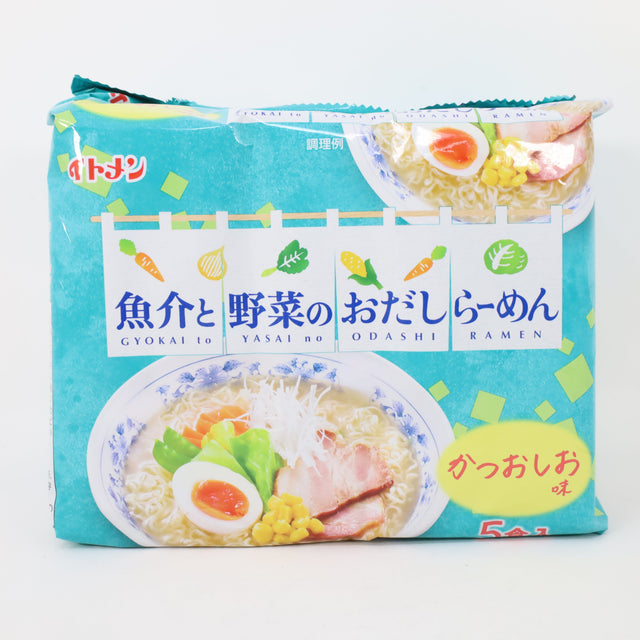 ITOMEN GYOKAI TO YASAI NO ODASHI RAMEN KATSUO SHIO 5PACK 14.9OZ/425G