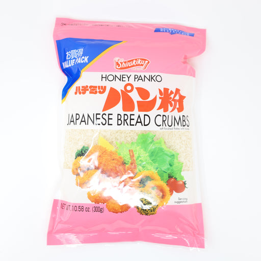 Shirakiku Honey Panko Japanese Bread Crumbs 10.58oz/300g