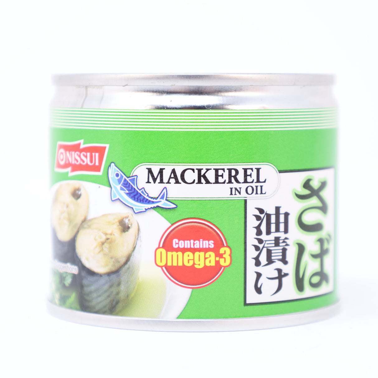 NISSUI SABA ABURAZUKE MACKEREL IN OIL CAN 6.52OZ/185G