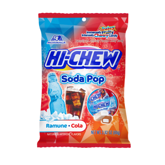 HI-CHEW SODA POP MIX BAG Ramune Cola 2.82oz/80g