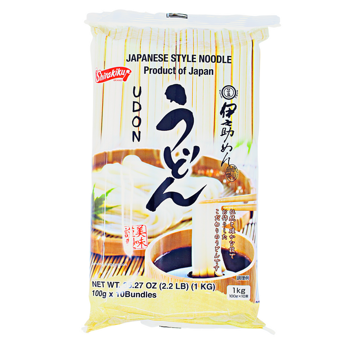Shirakiku Japanese Style Noodle Inosuke Udon 35.27oz/1kg - GOHAN Market