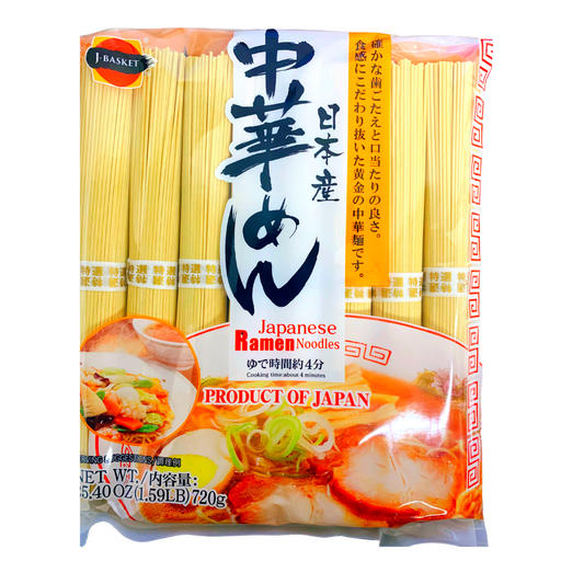 J-Basket Japanese Ramen Chuka men Dried Noodles 25.40oz/720g - GOHAN Market