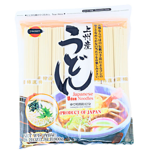J-Basket Japanese Udon Dried Noodles 28.21oz/800g - GOHAN Market