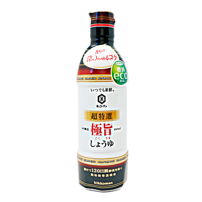 Kikkoman Extra Fancy Prime Umami Soy Sauce 15.3fl oz/450ml - GOHAN Market