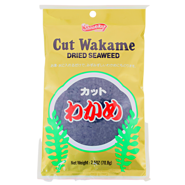 Shirakiku Cut Wakame Dried Seaweed 2.5oz/70.8g - GOHAN Market