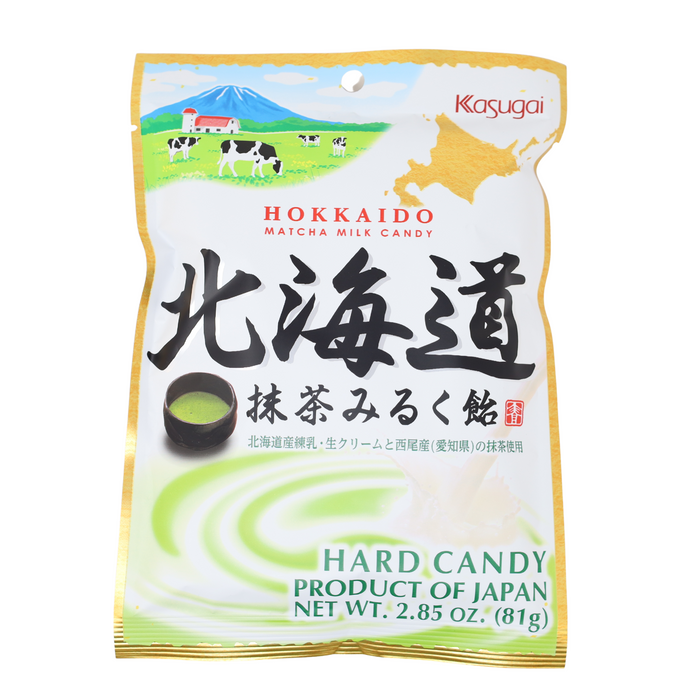 Kasugai Hokkaido Matcha Milk Candy 2.85oz/81g - GOHAN Market