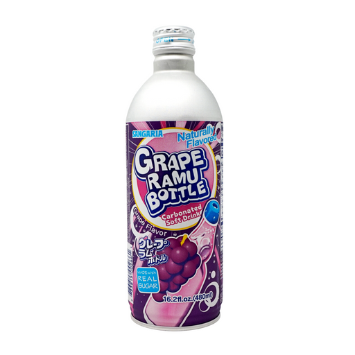 SANGARIA RAMU Bottle - Grape PREMIUM CARBONATED SOFT DRINK 16.2floz - GOHAN Market