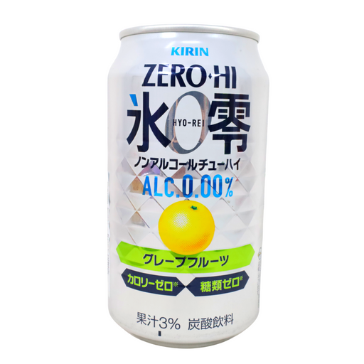 KIRIN ZERO HI HYO-REI GRAPE FRUIT FLAVOR Alc. 0.00% 11fl oz/350ml - GOHAN Market