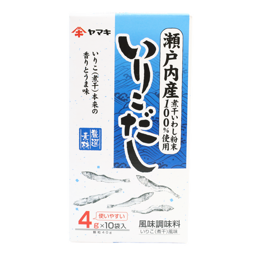 Yamaki Setouchi Iriko Dashi Seasoning powder 4g x 10p 1.4oz/40g - GOHAN Market