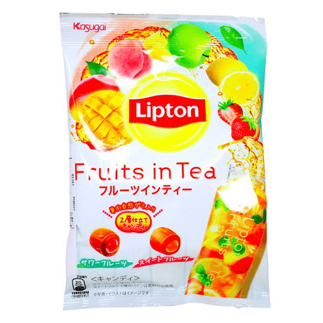 Expiring on 7/21/2024 KASUGAI LIPTON FRUITS IN TEA Candy 2.04oz/58g