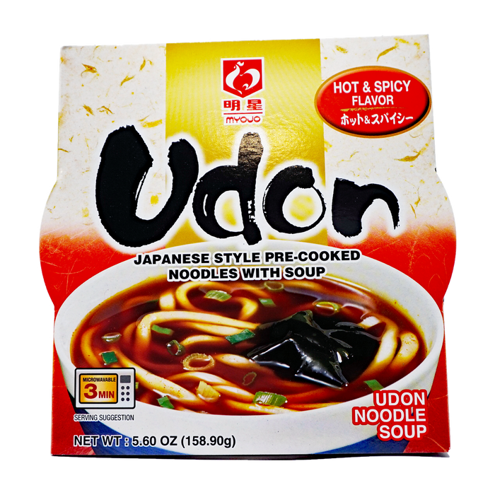 MYOJO Udon Hot and Spicy Flavor 5.60oz(158.90g)