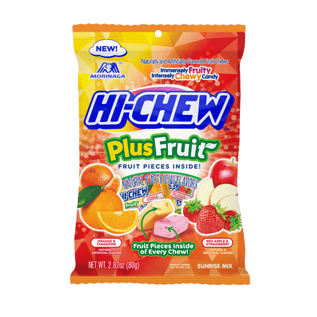 HI-CHEW PLUS FRUIT MIX BAG 2.82OZ/80G