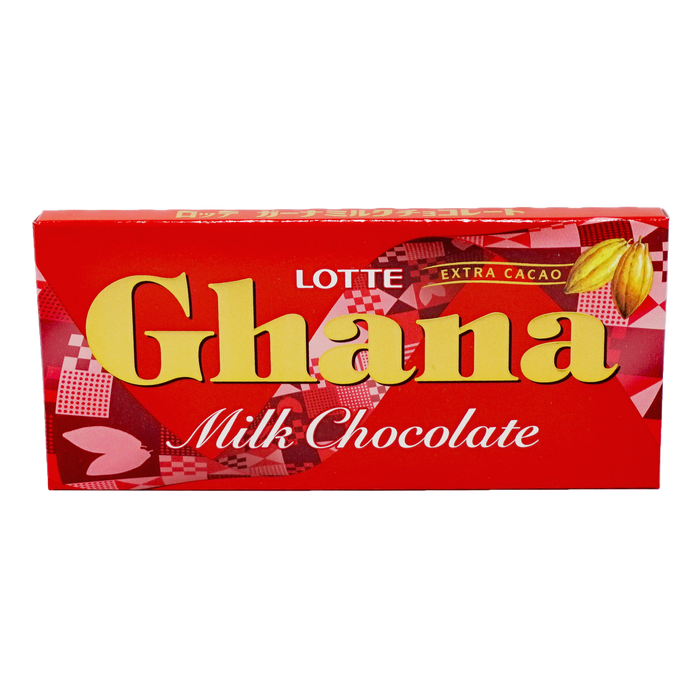 Lotte Ghana Milk Chocolate 1.75 oz/50g