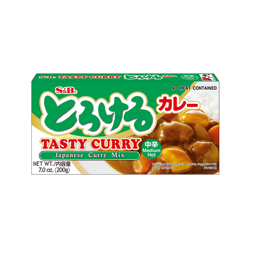 SB Torokeru Tasty Curry Med Hot 10servings 7oz/200g
