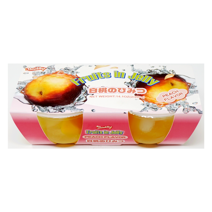 Shirakiku Fruits in Jelly Peach 2pc 14.1oz