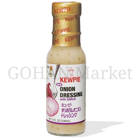 KEWPIE ONION DRESSING WITH GARLIC 8FL OZ/236ML