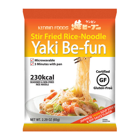 KENMIN FOODS KENMIN YAKI BEFUN RICE NOODLE, 2.29OZ/65G