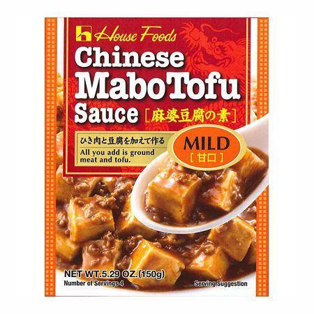House Foods Chinese Mabo Tofu Sauce Mild Flavor 5.3oz/150g