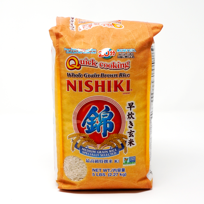 Whole Grain Brown Rice NISHIKI 5lb